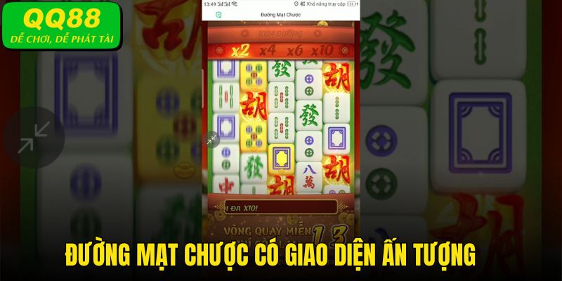 Giao diện trò chơi ấn tượng dù thiết kế đơn giản