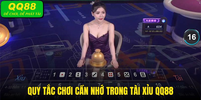 Quy tắc chơi cơ bản trong tài xỉu QQ88